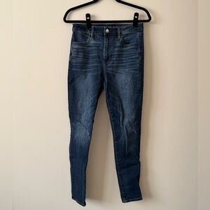 American Eagle Outfitters Dark Blue Skinny Jeans